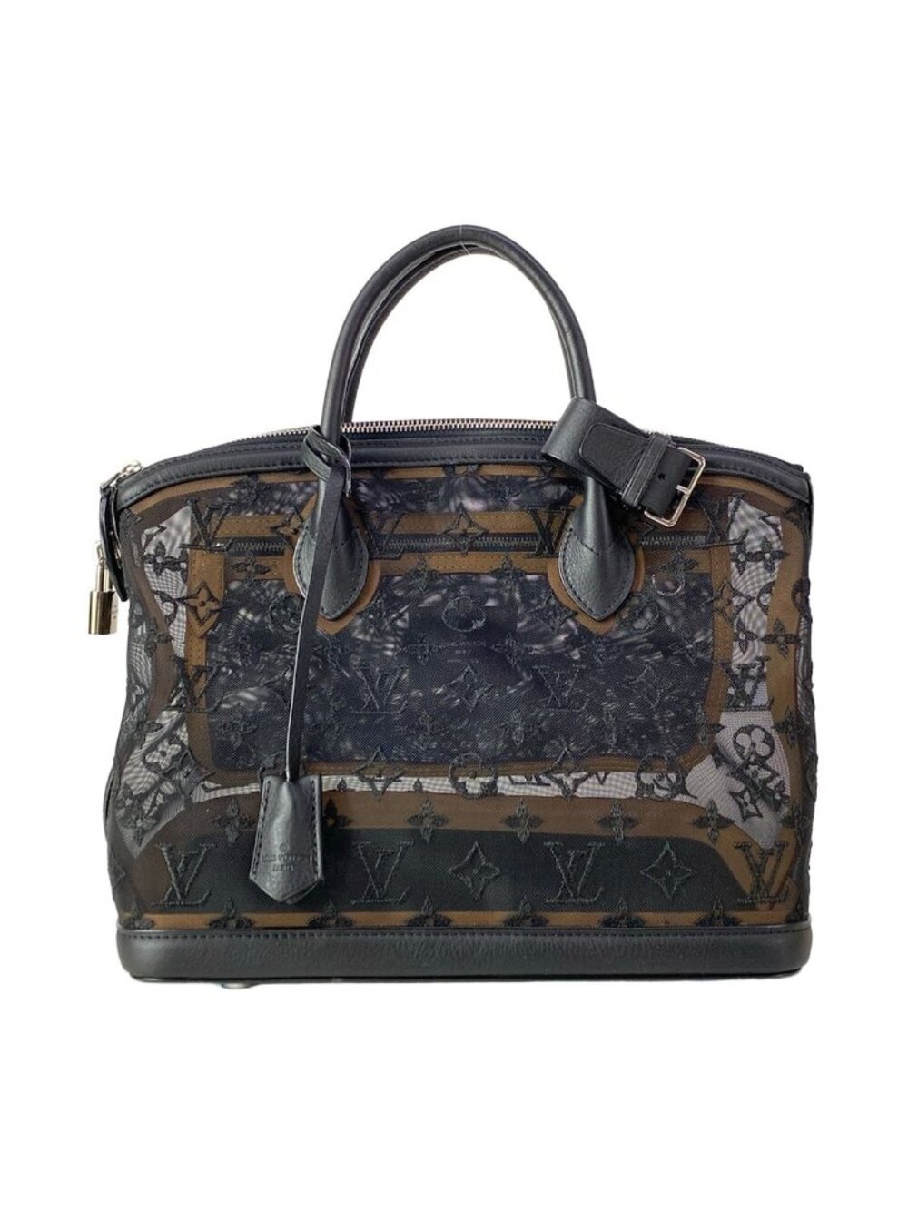 Louis Vuitton Handbag Monogram Lockit Black